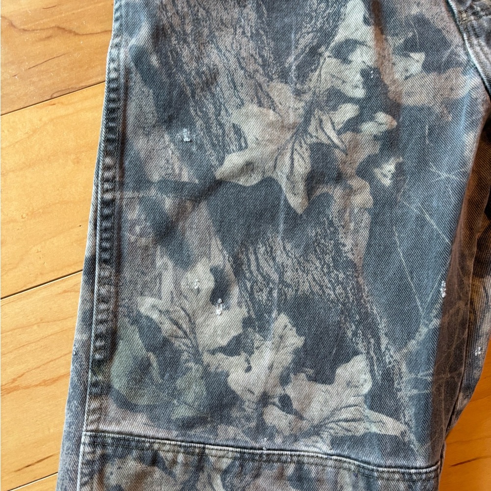 Wrangler 30x30 camo camouflauge distressed double knee pants men’s - Picture 5 of 11